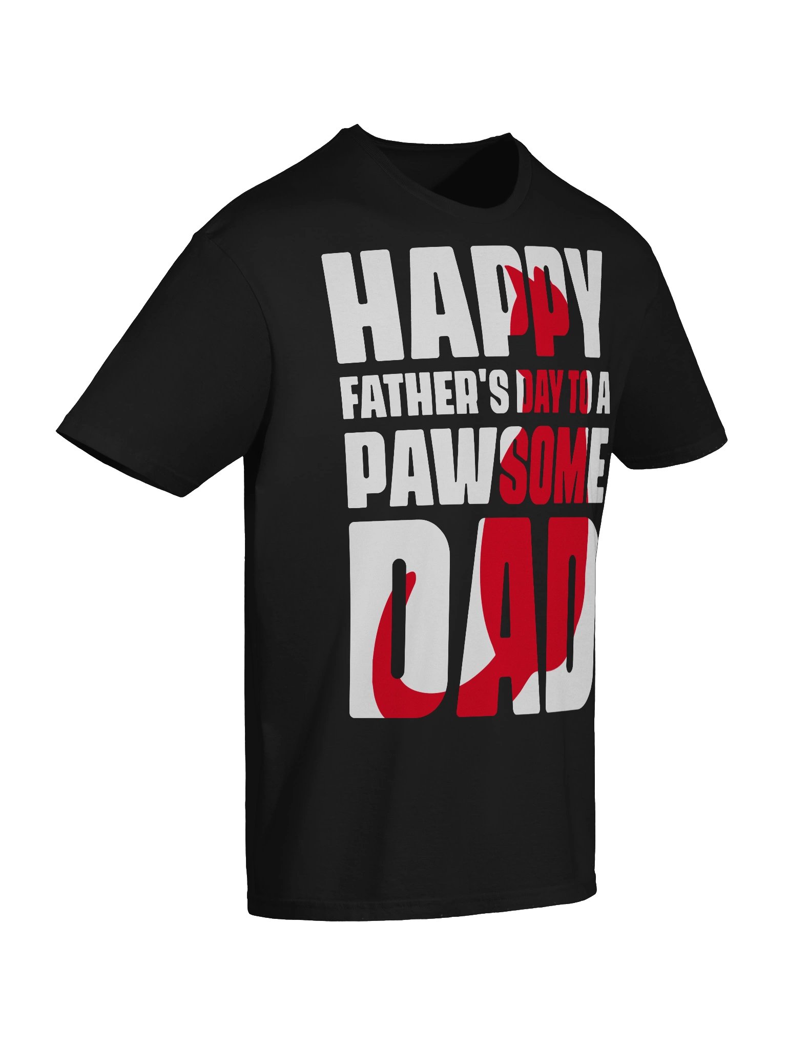 Happy Father’s Day Pawsome Dad Shirt | Dog Dad Cat Dad Gift from Dog or Cat product image (81)