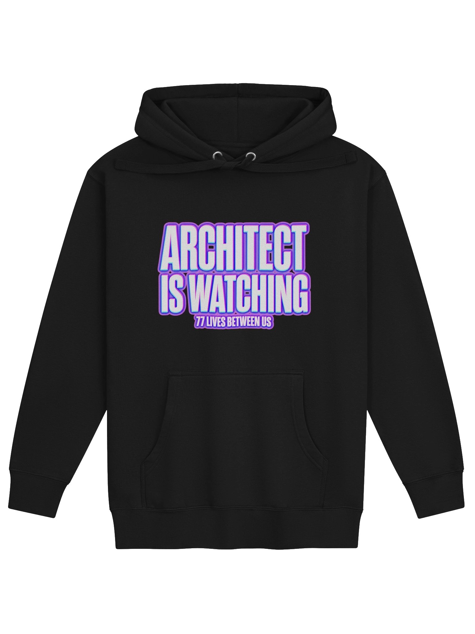 ARCHITECT IS WATCHING: 77 Lives Between Us Hoodie Jacket | TwinVerse77 Cyber Gamer Streetwear product image (1)