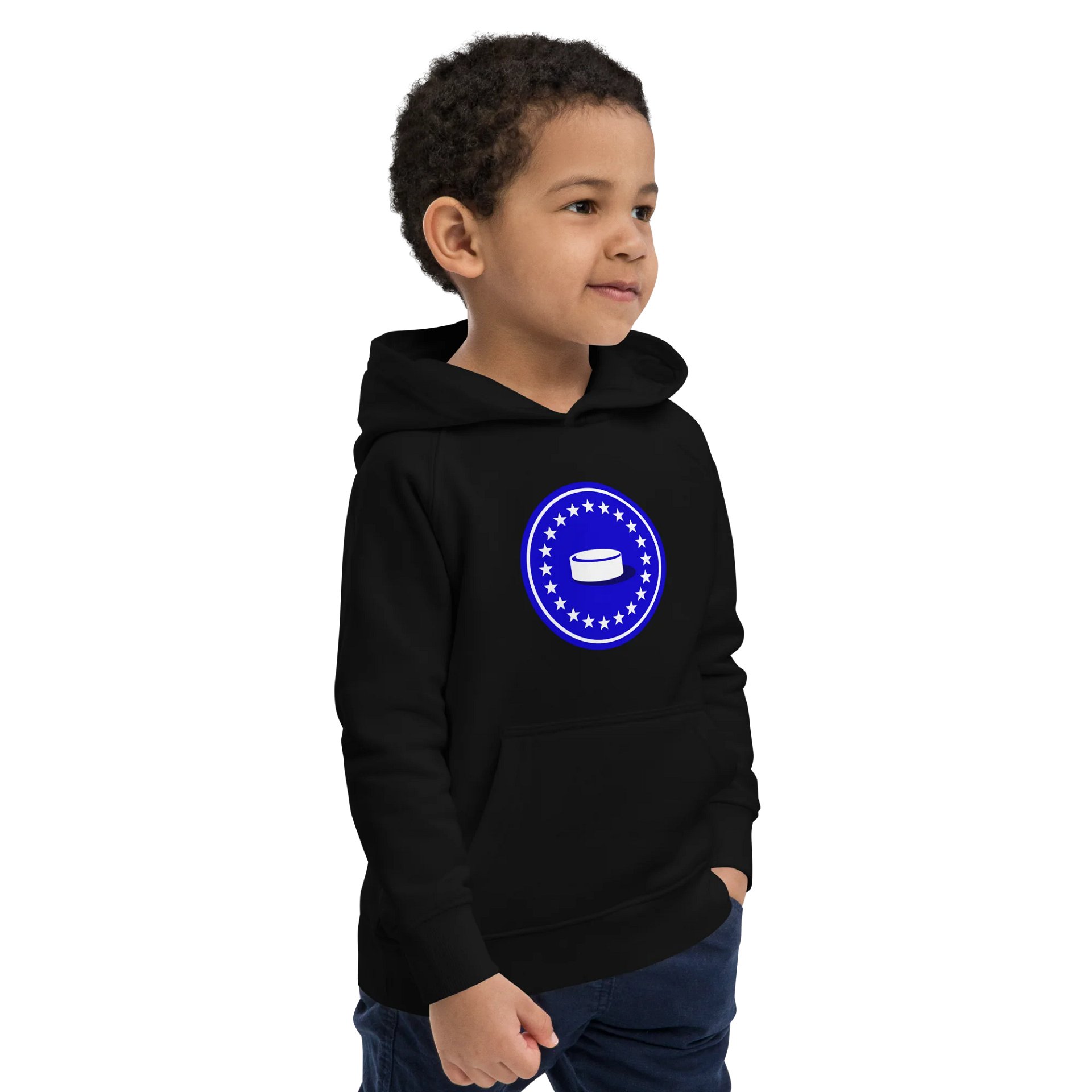 Puck Badge Kids Eco Hoodie product image (2)