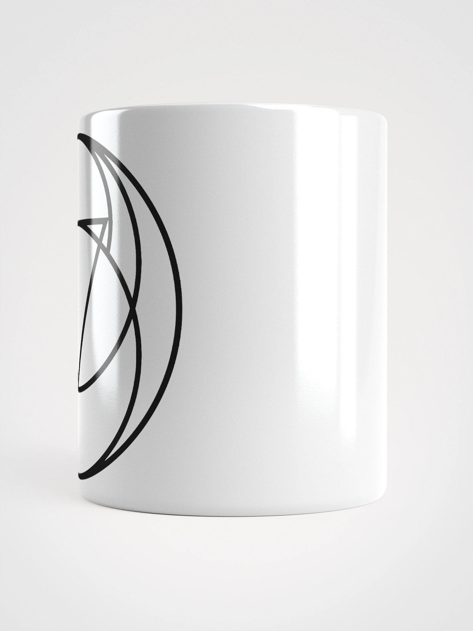 The WorldWith white glossy mug product image (2)