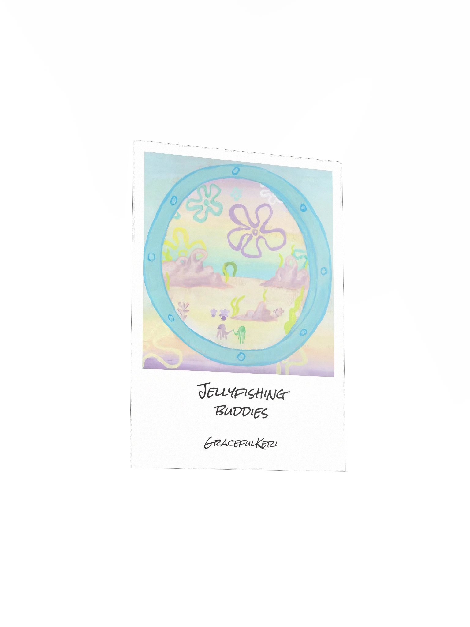 Jellyfishing Buddies - Vibrant Matte Poster Print product image (3)