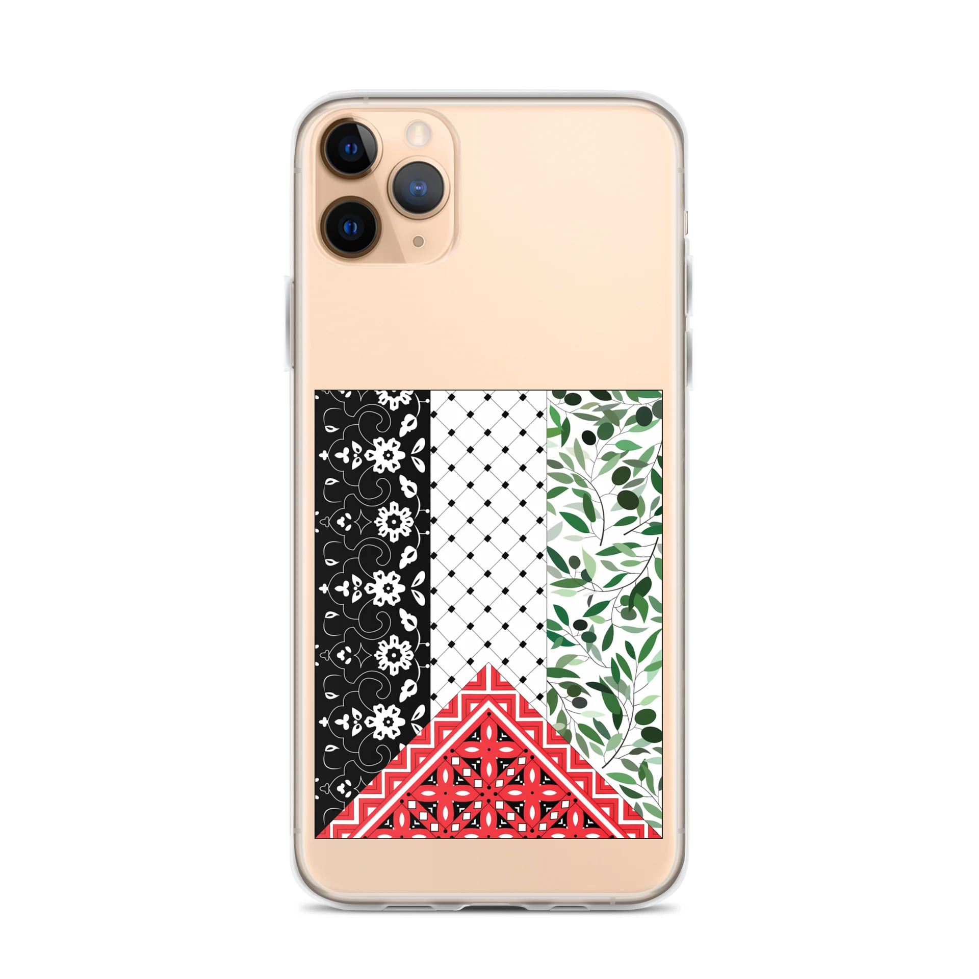 Aesthetic Palestine Flag iPhone Case Clear product image (1)