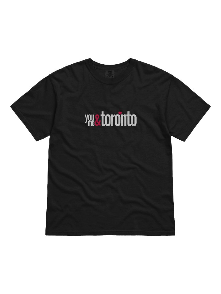 Toronto Heart Tee | Garment-Dyed Comfort Colors | Urban Romance Gift product image (1)