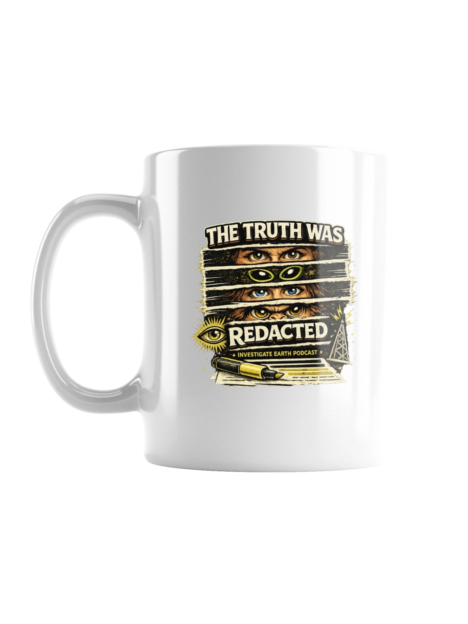 The Truth Was Redacted Coffee Cup product image (1)