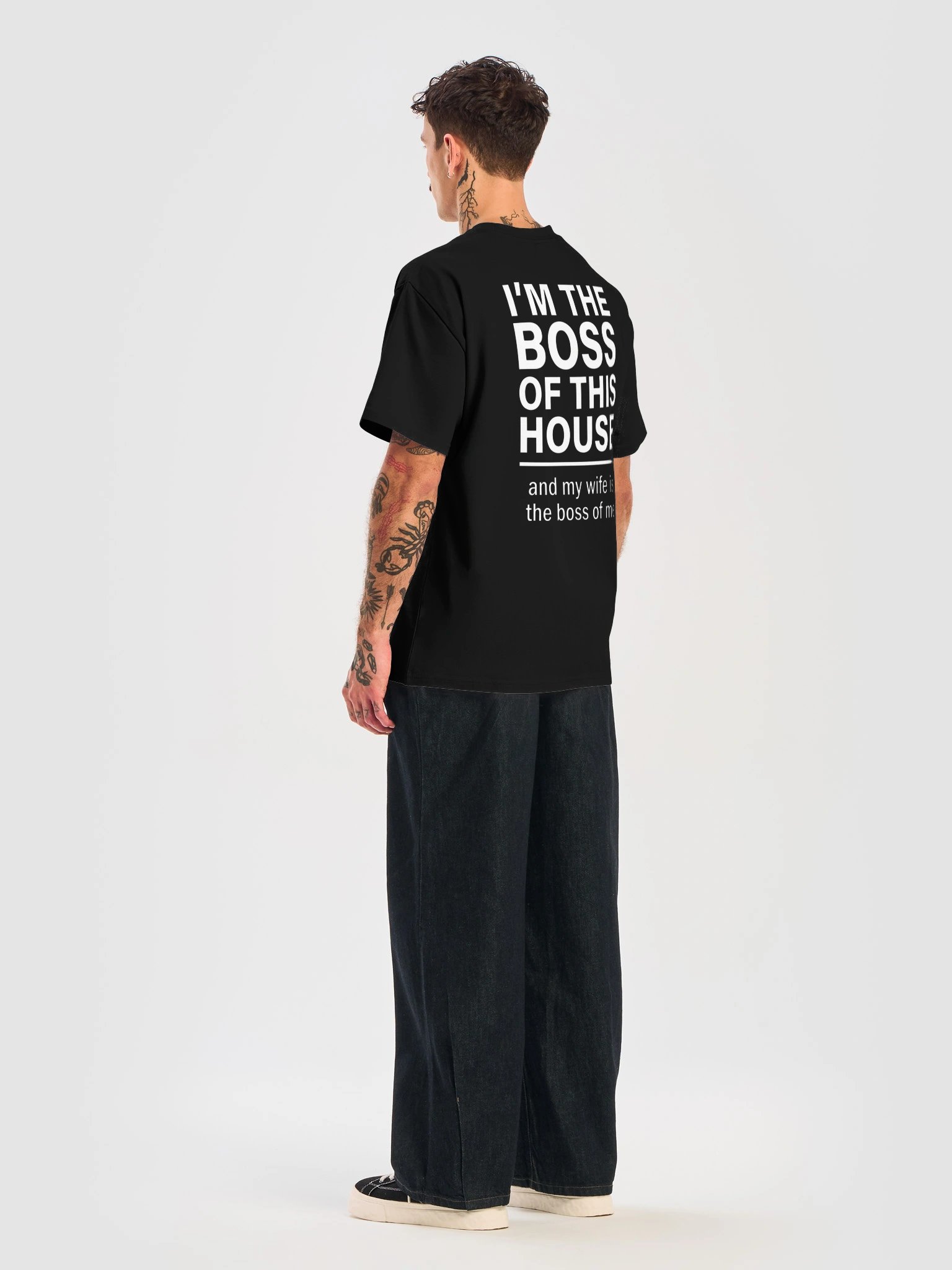 I'm The Boss Of This House Funny Men's T-Shirt product image (4)