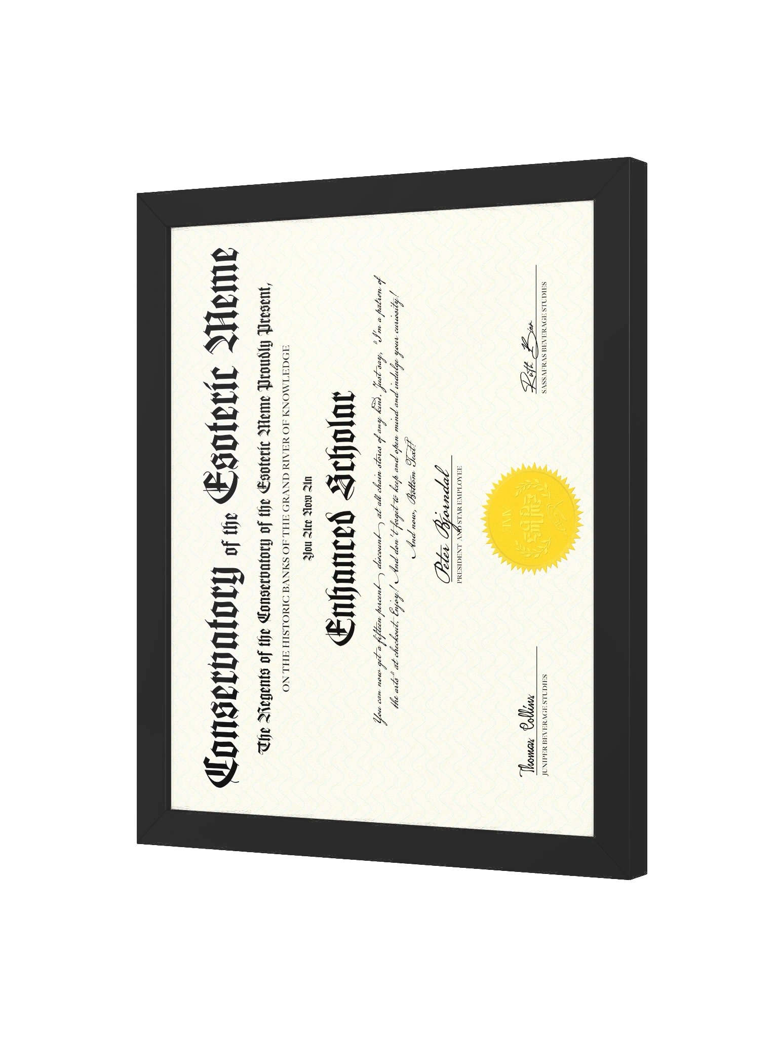 Enhanced Scholar Certificate product image (3)