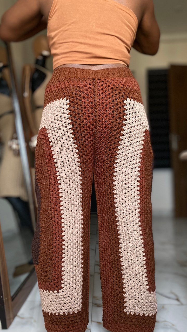 Crochet Rectangle Granny Pants (Unisex) product image (1)