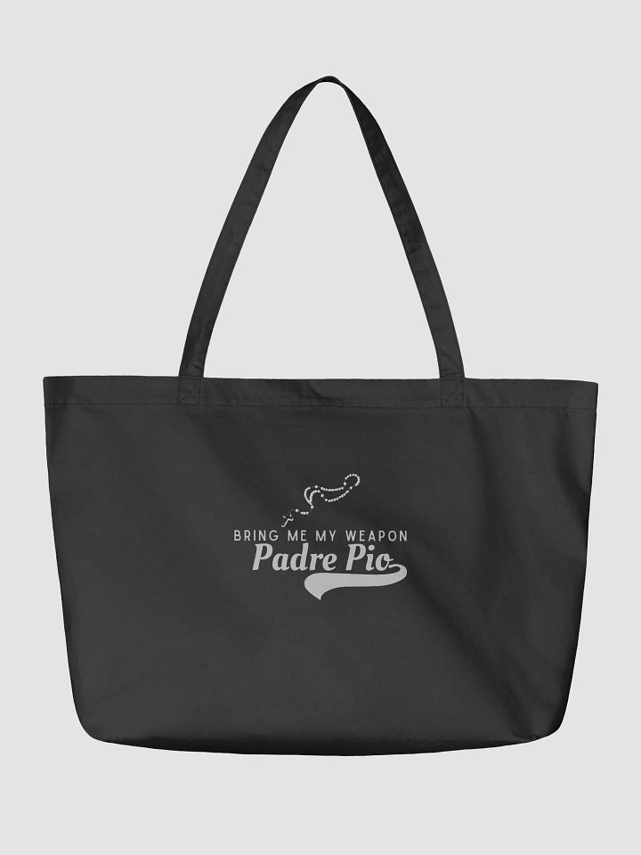 Tote Bag With Two Of Padre Pio's Iconic Quotes One One Each Side product image (2)