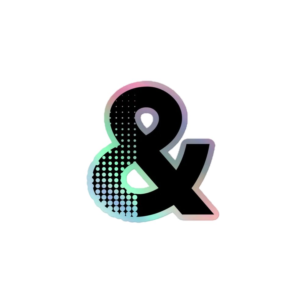 Art & Inquiry And Holographic Sticker product image (1)