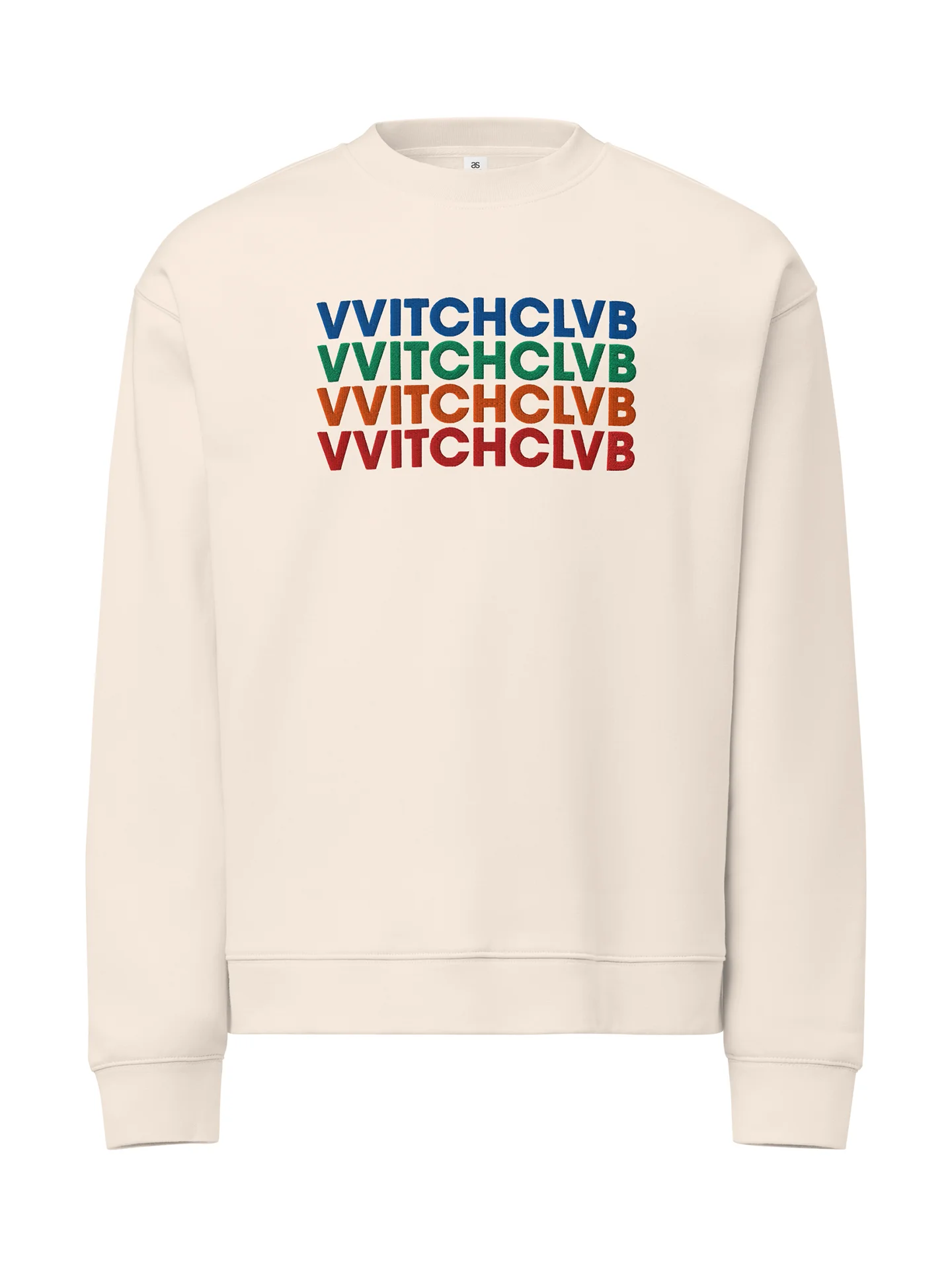 vvitchclvb - "VVC" Embroidered Sweatshirt (Bone) product image (1)