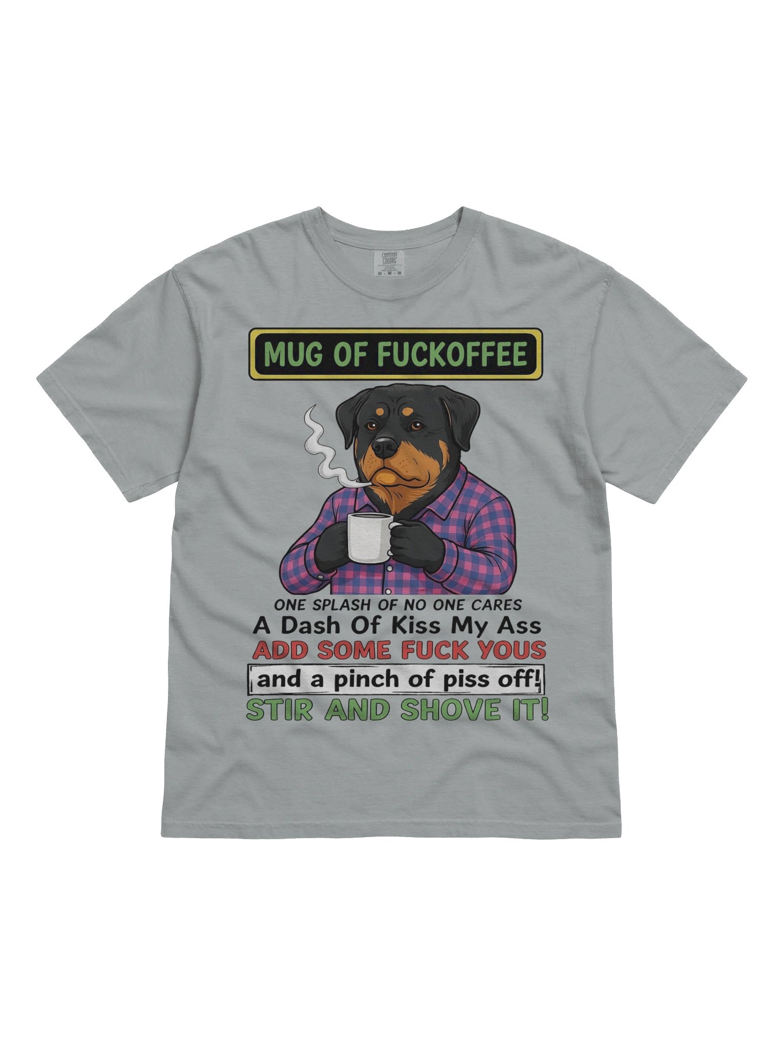 F*ckoffee Rottweiler Tee product image (1)