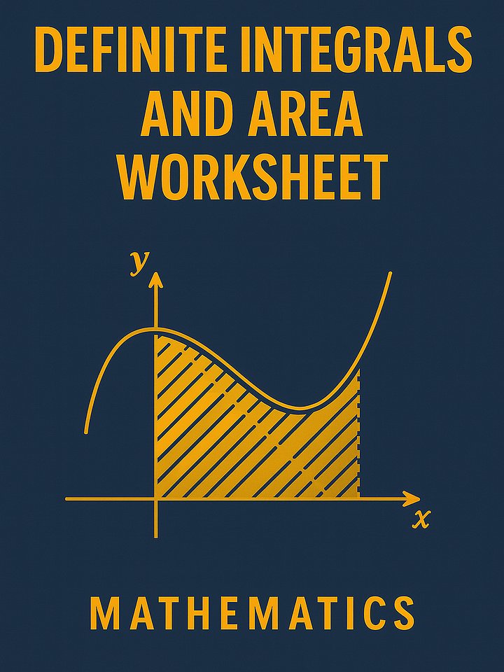 Integrals Made Easy – Area, Curves & Displacement Practice product image (1)