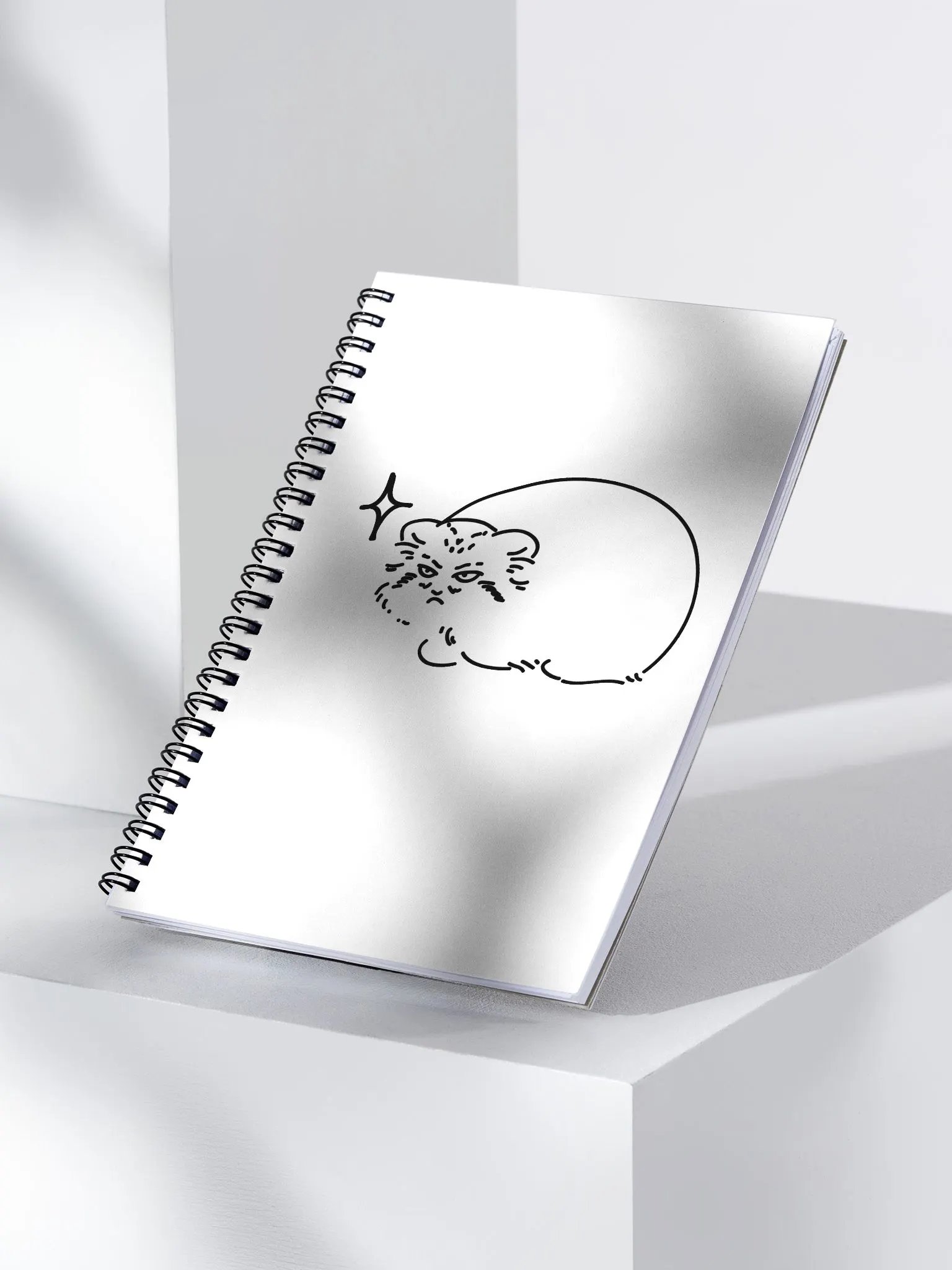 Grumpy Manul - Spiral Notebook product image (3)