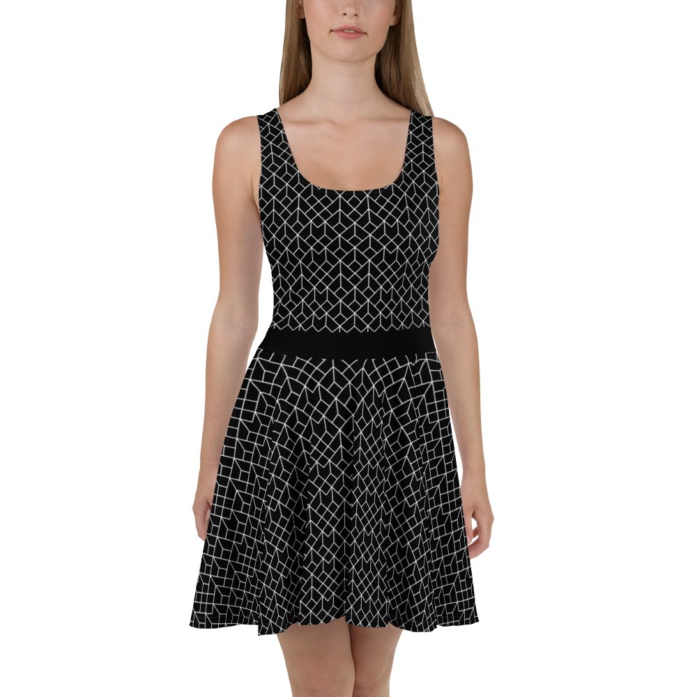 Dark Mesh Pattern Dress product image (1)