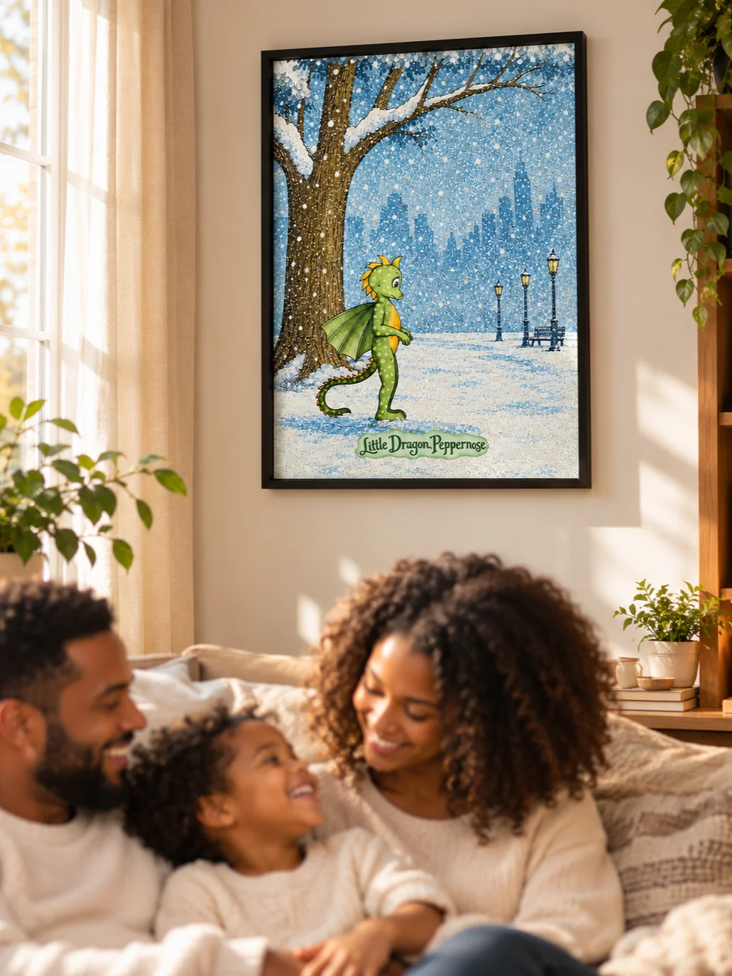 Peppernose in the Snow — Digital Art Print (Multiple Sizes) product image (1)