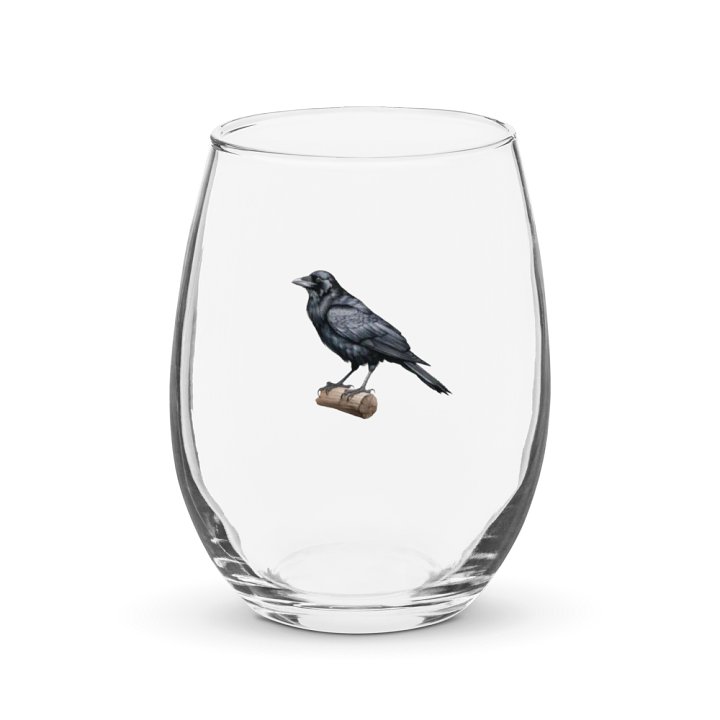 Prestige Crow Stemless Wine Glass - Motif VI product image (1)