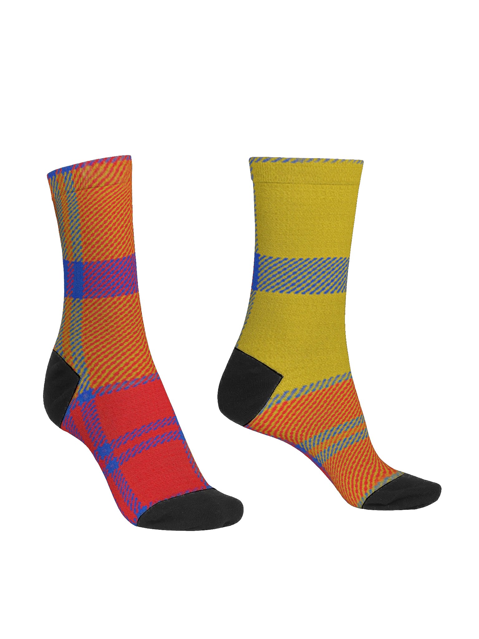Tartan Style Plaid EcoChic Crew: Premium Sustainable Socks product image (3)