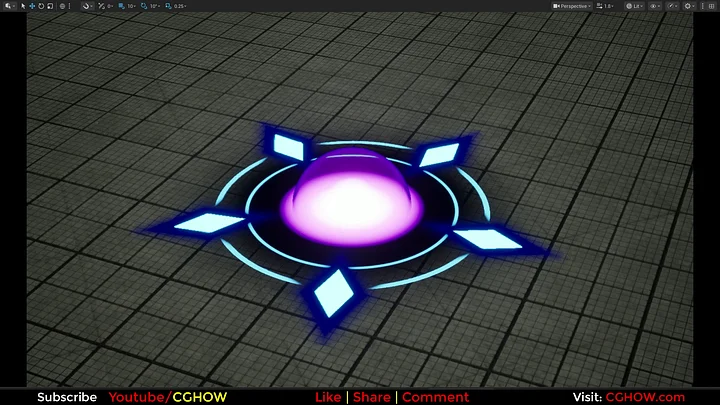 Arcane Nova Spell in Unreal Engine 5 Niagara product image (1)