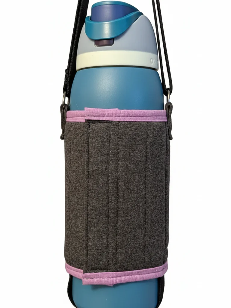 Hands-Free Bottle Sleeve- Purple Bandana product image (3)