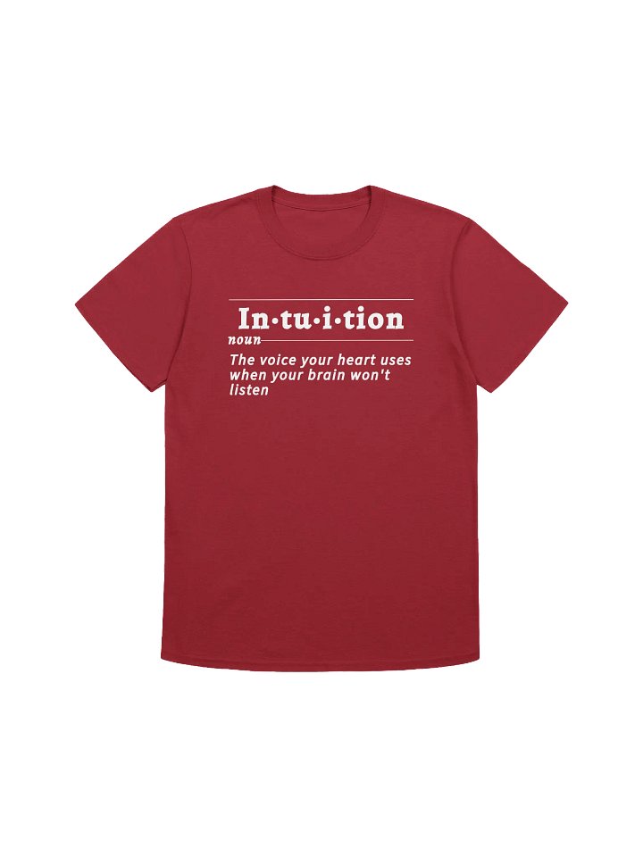 Intuition Definition Unisex Tee wht product image (1)