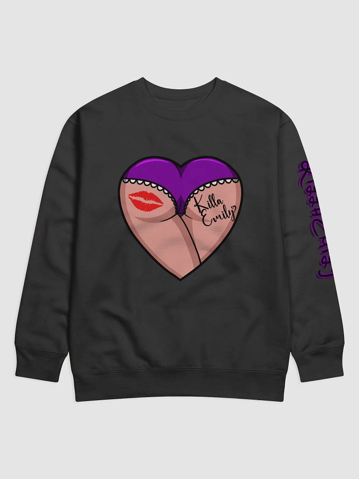 PURPLE HEART BUTT SWEATSHIRT product image (1)