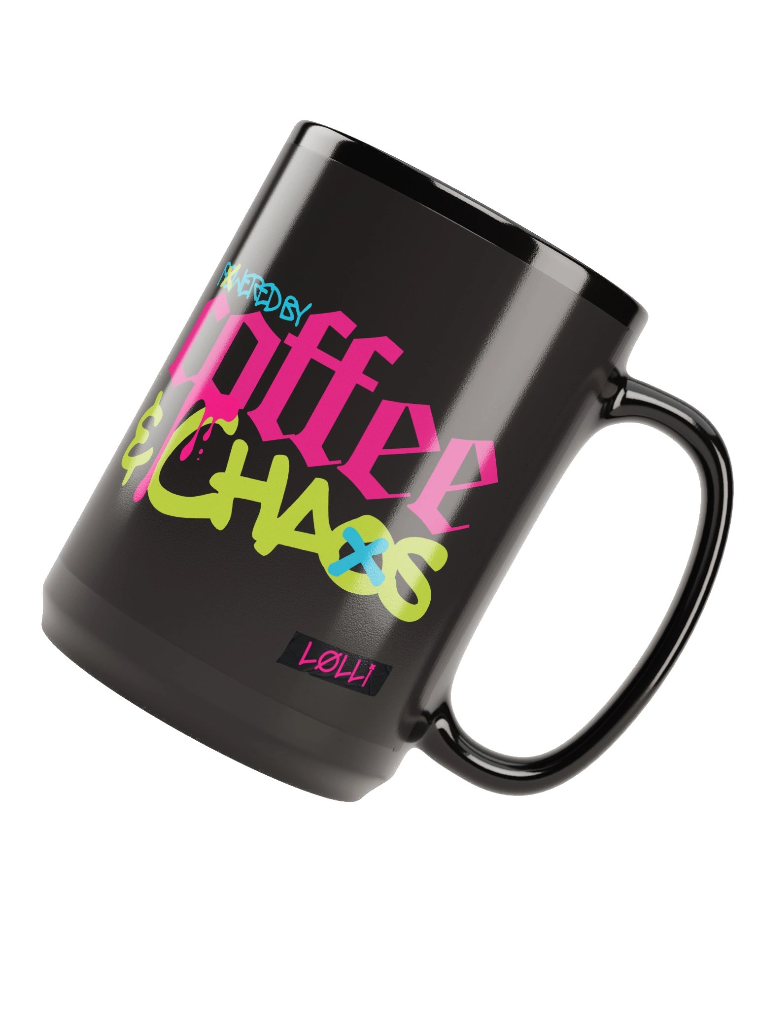 Powered by Coffee & Chaos Mug product image (4)