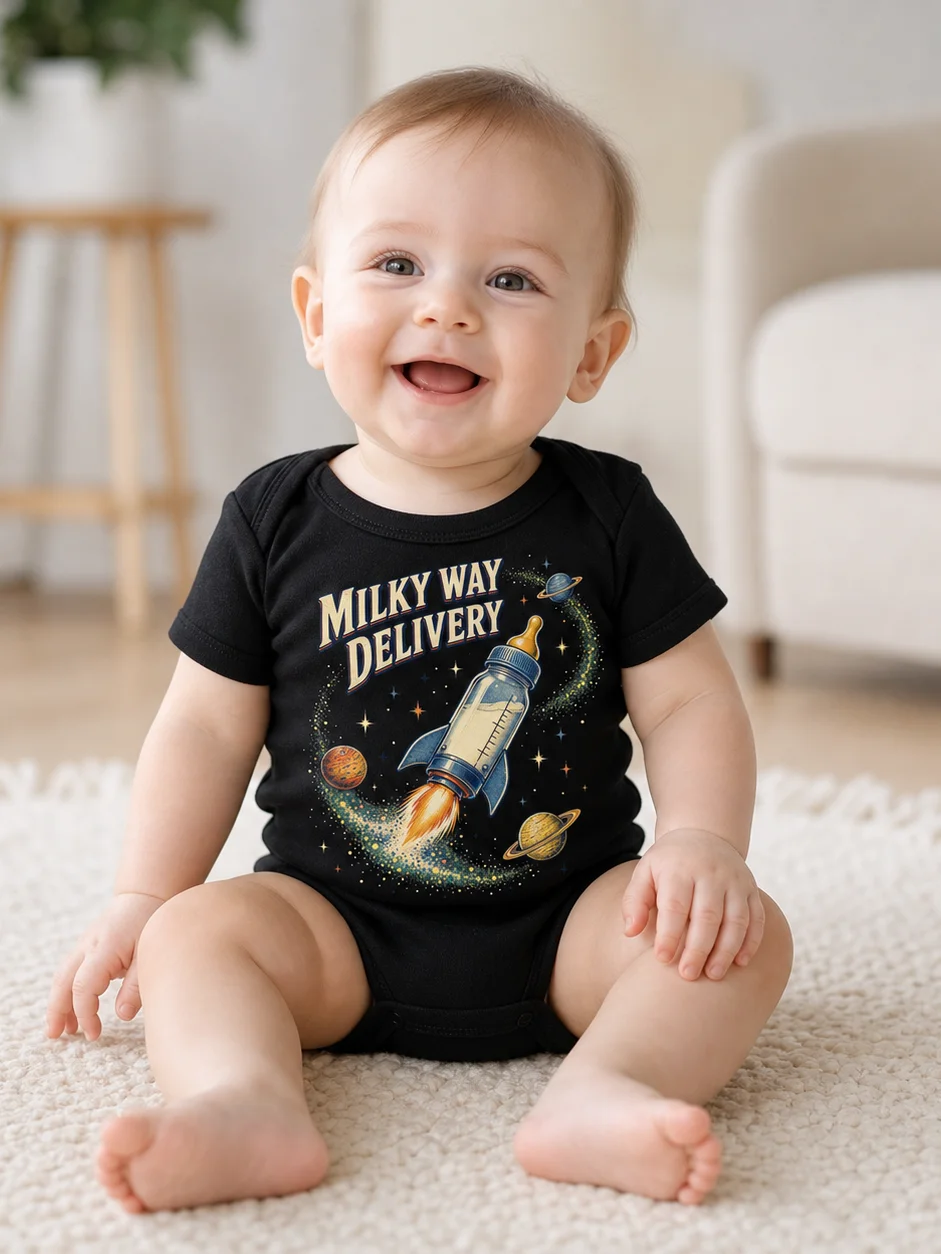 Milky Way Delivery Baby Bodysuit product image (2)