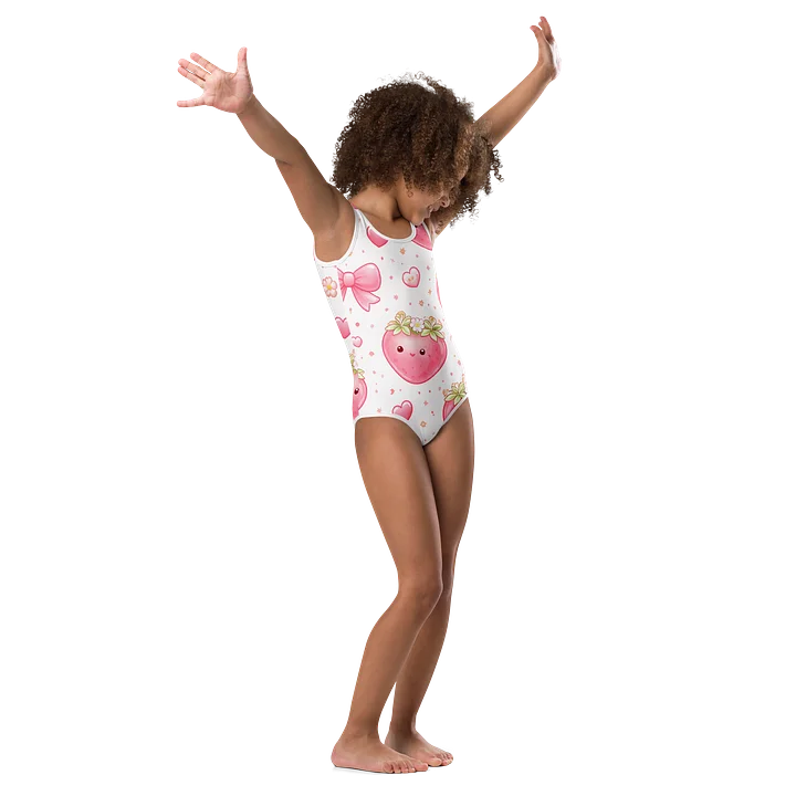 Smiling Strawberry Paradise Kids Swimsuit product image (1)