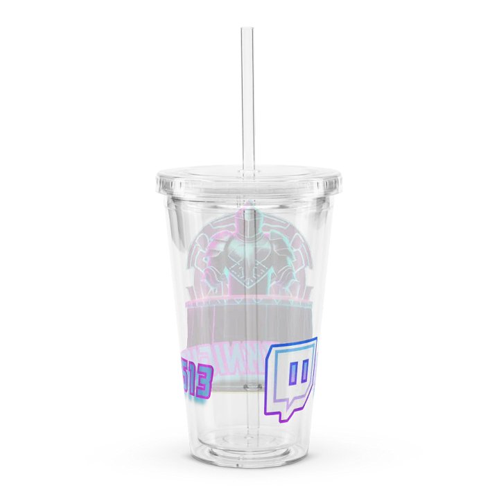 Blackknight513 Double Wall Clear Plastic Tumbler (16 oz) product image (2)