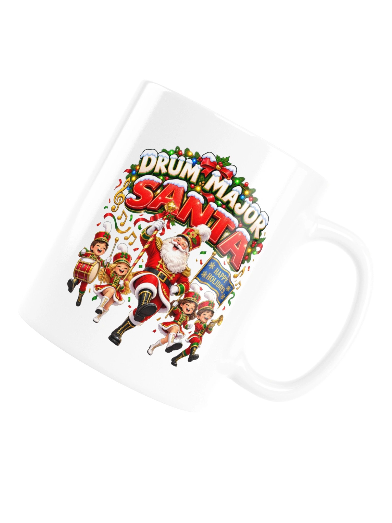 DRUM MAJOR SANTA — THE NORTH POLE MARCHING BAND - MUG product image (16)