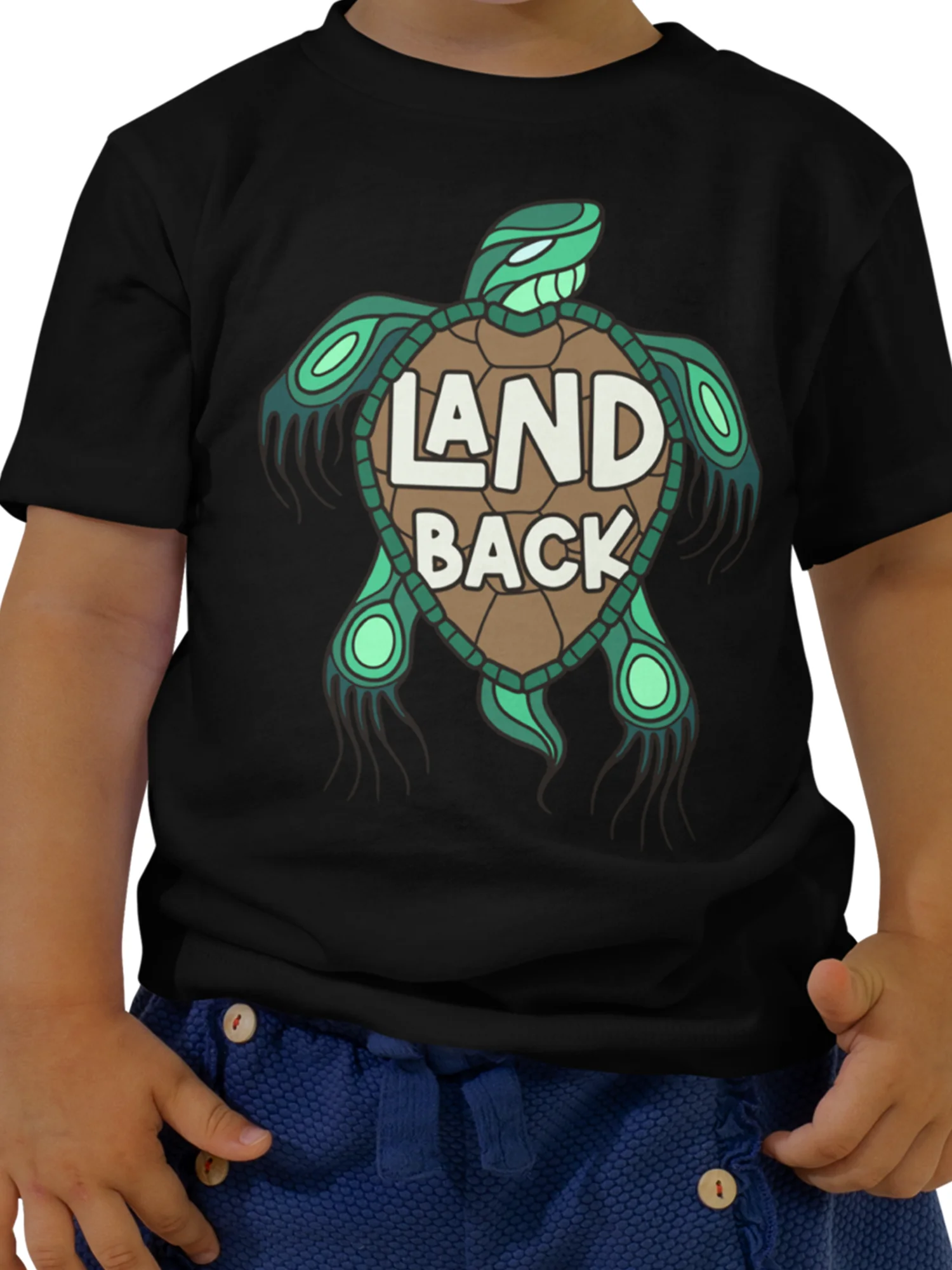 Land Back Turtle | Toddler T-Shirt product image (1)