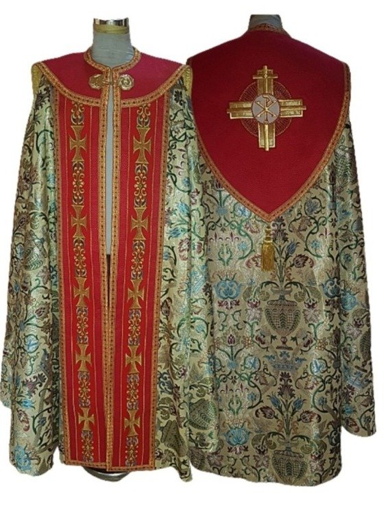 Bishop Vestments, Clerical Attire, Liturgical Garments, Ecclesiastical Robes, Sacred Vesture. product image (9)