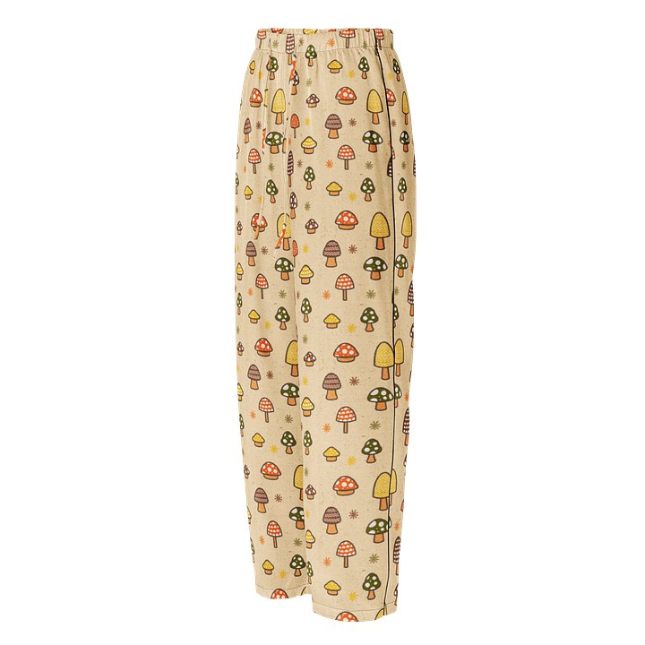 1970s Retro Mushroom Ladies Pajama Pants product image (1)