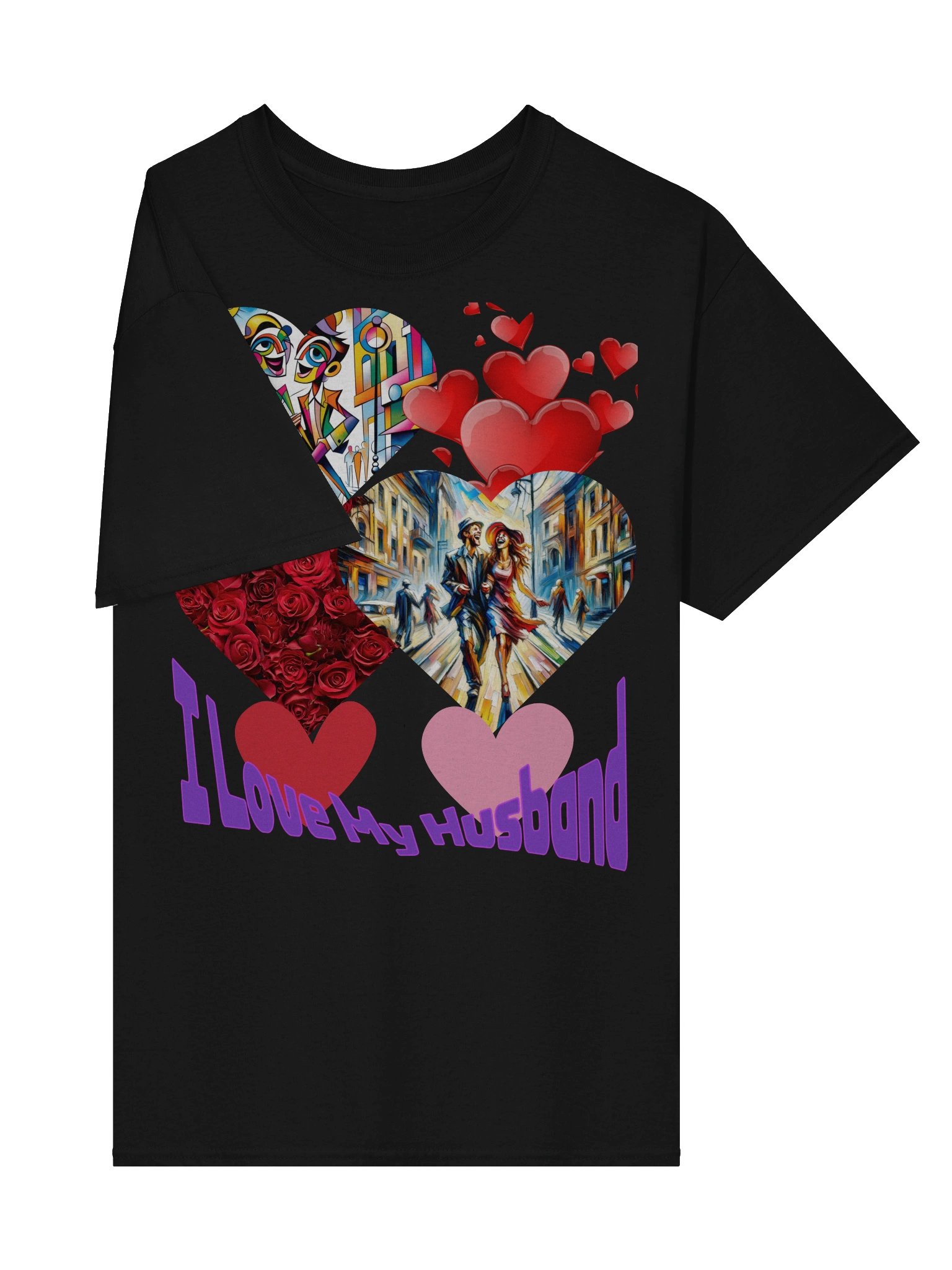 Romantic Collage Heart T-Shirt product image (4)