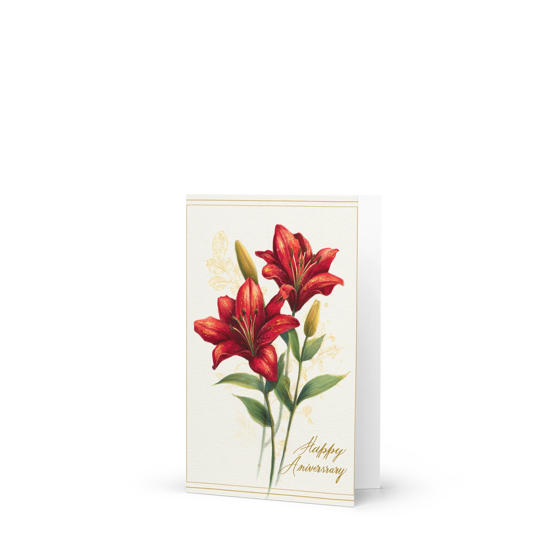 Lillies Anniversary Card product image (1)