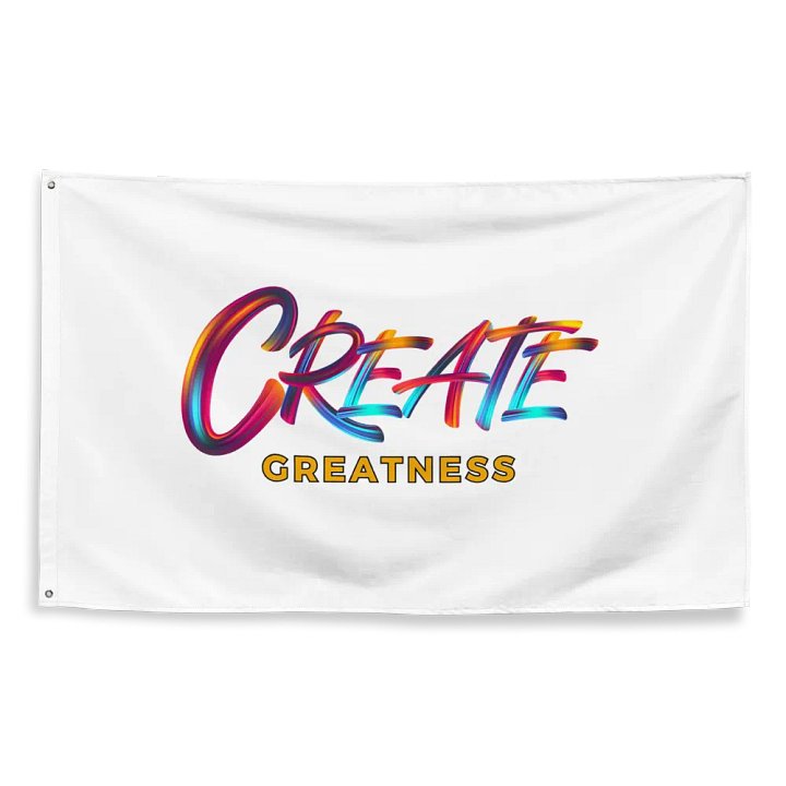 Create Greatness Flag product image (2)