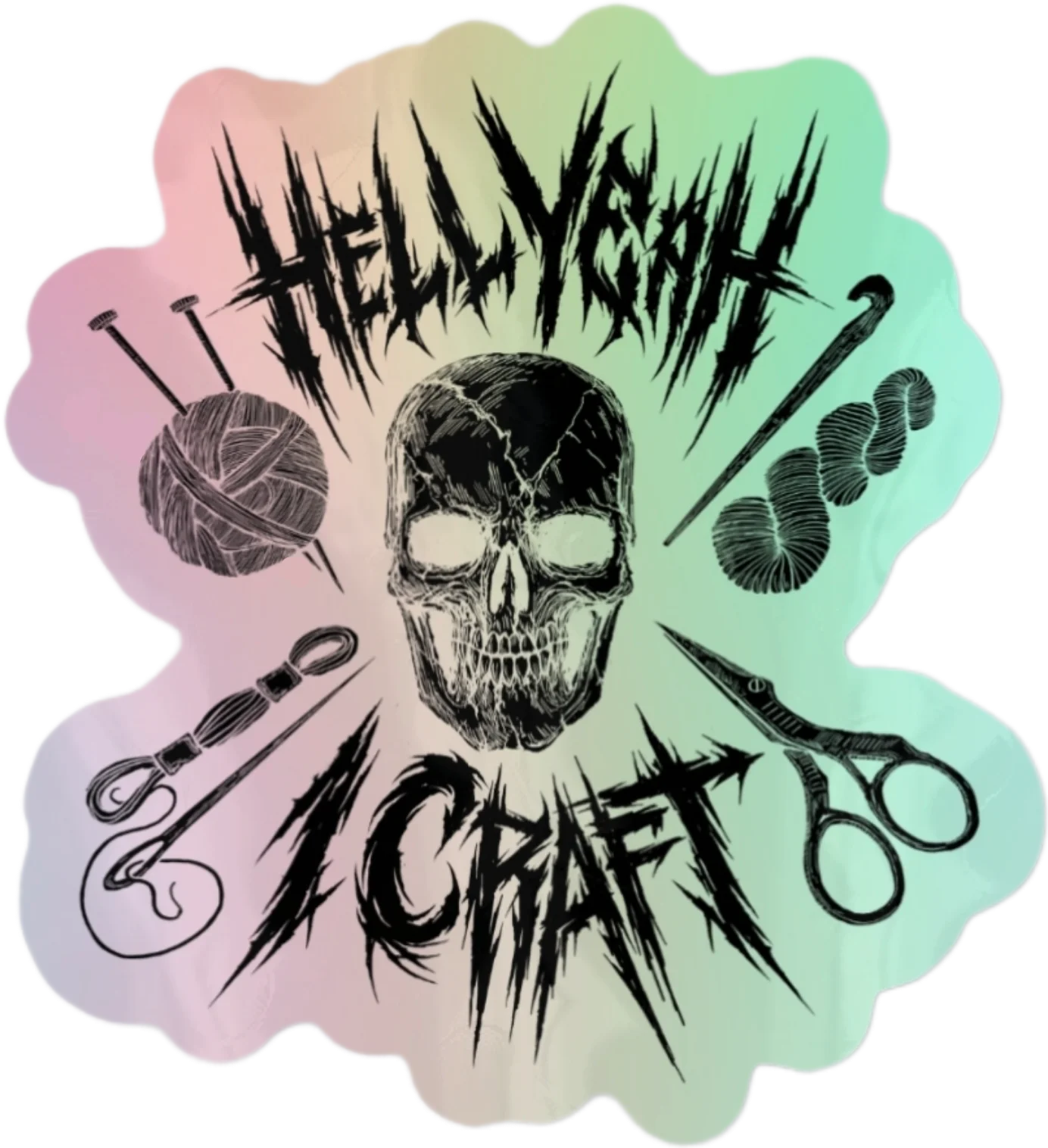 Hell Yeah I Craft Stitcker (HOLO) product image (13)