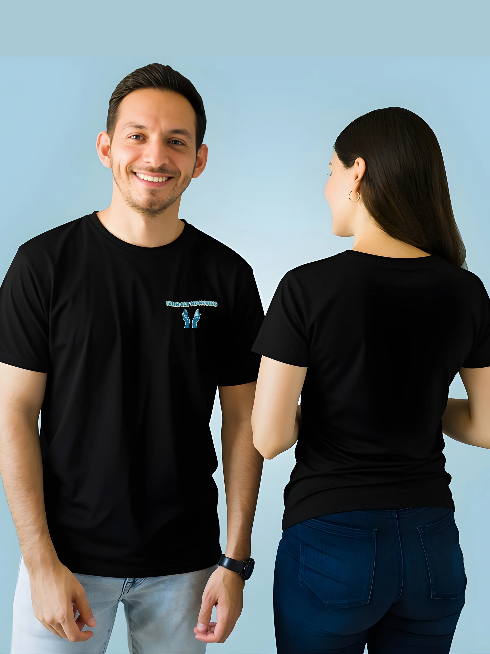 Faith Got Me Moving Unisex T-shirt product image (1)