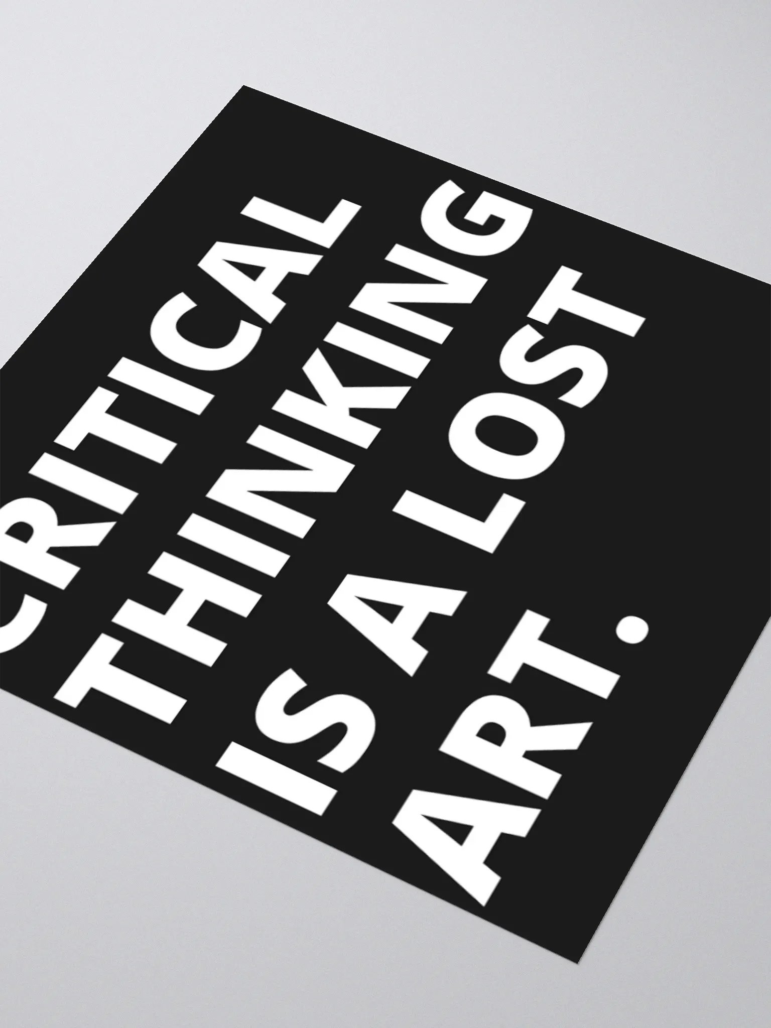 Critical Thinking Sticker. product image (9)