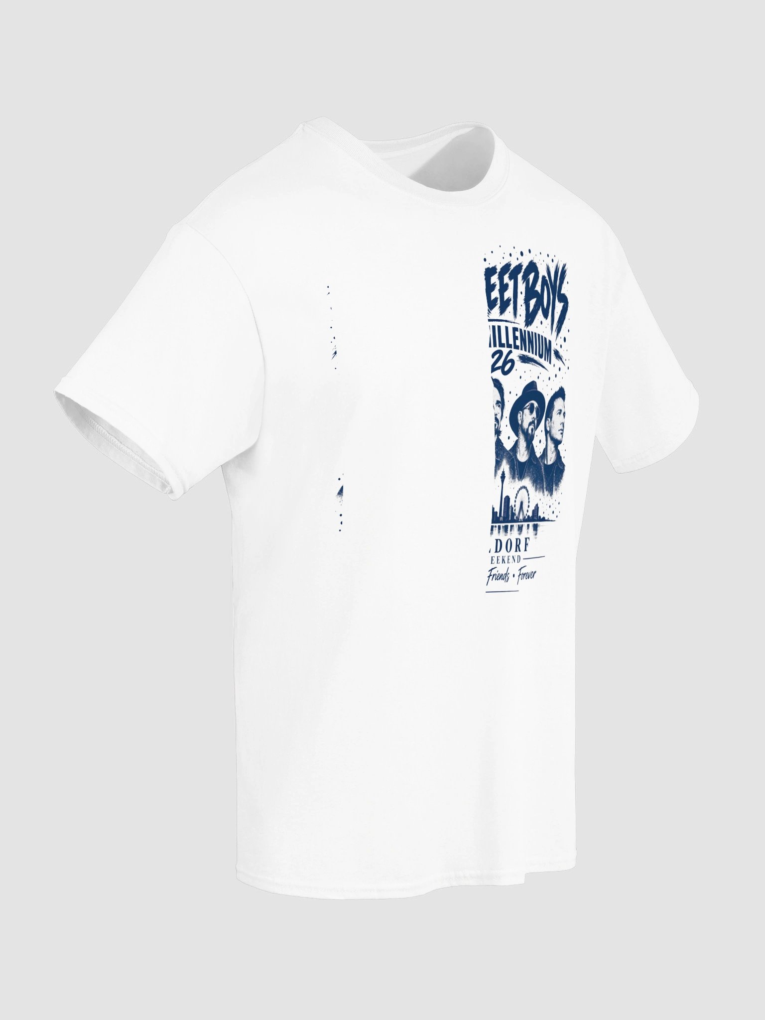 Backstreet Boys Düsseldorf 2026 Concert Shirt - Into The Millennium City Skyline & Tour Dates Tee product image (7)