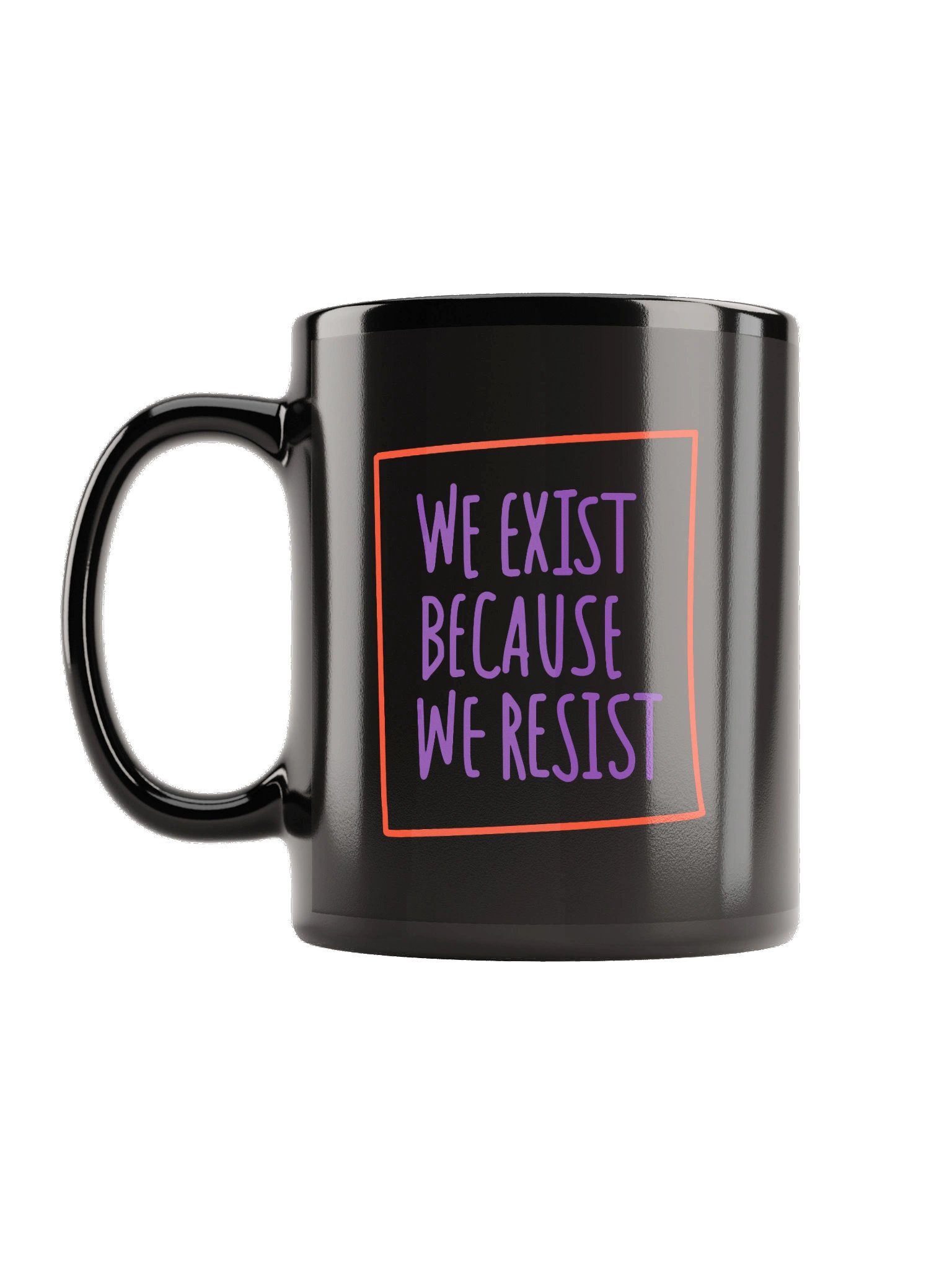 We Exist Black Mug product image (1)