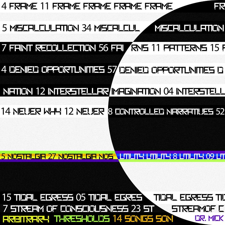 Arbitrary Thresholds (Digital Album) product image (2)