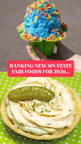 We prematurely ranked the new @mnstatefair foods for 2026…

Search “10K Takes” on YouTube or wherever you get your podcasts f...