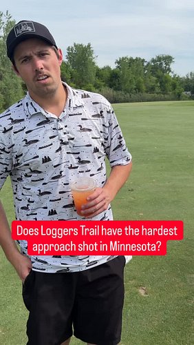 Does @loggerstrail have the hardest approach shot in golf?...

#golf #minnesotagolf #minnesota #golfswing