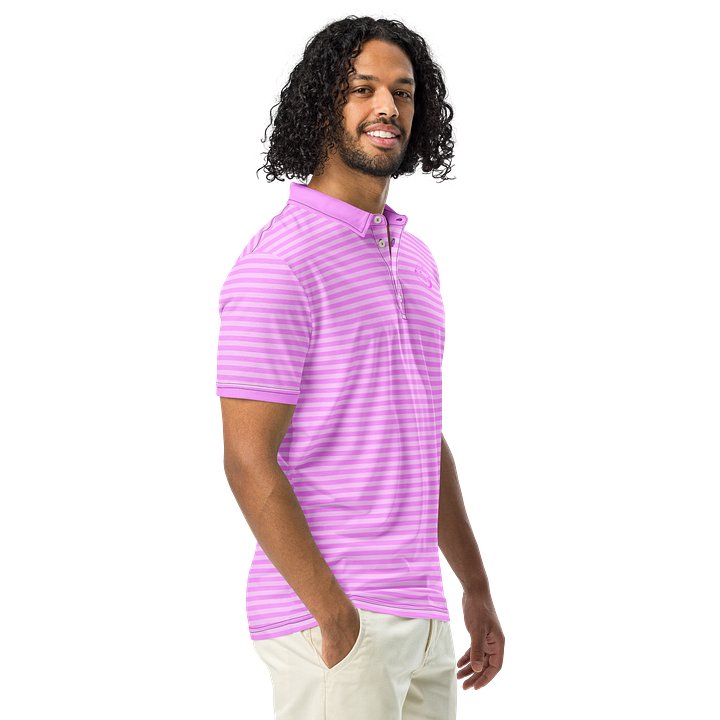 Pink Stripped Polo product image (1)