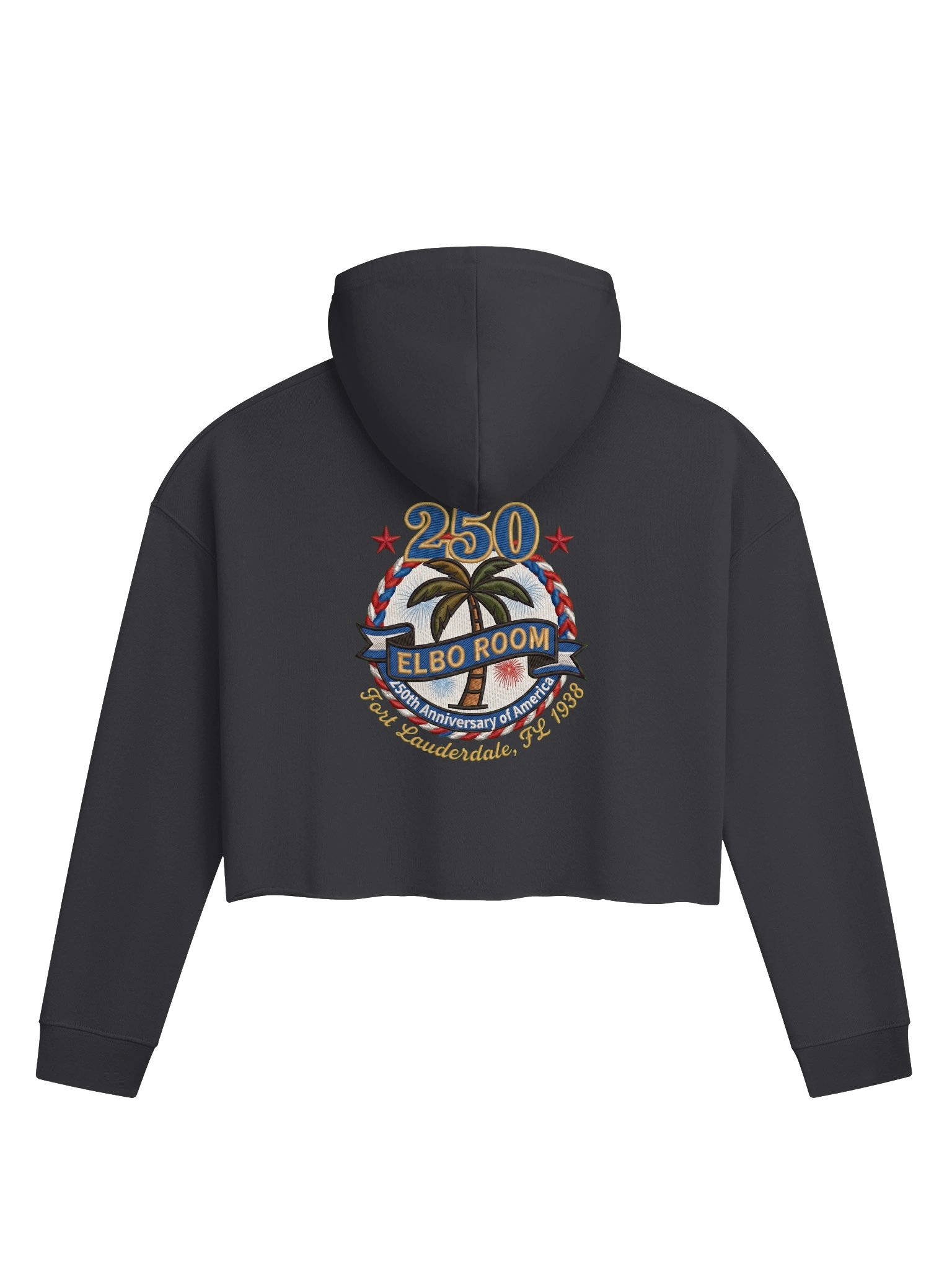 America 250 Women's Crop Hoodie | Elbo Room 1776-2026 Edition product image (8)
