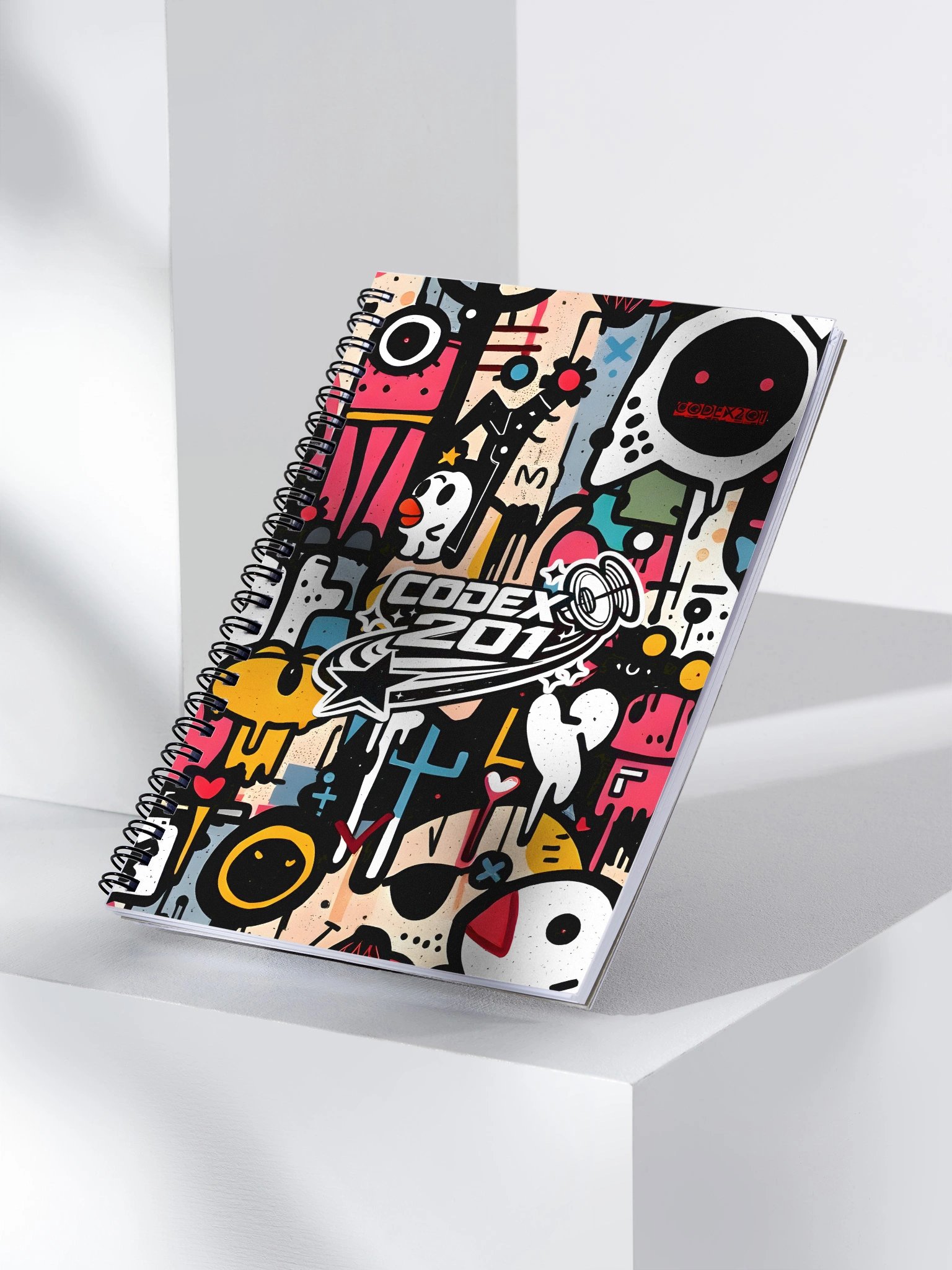 CODEX201 Graffiti Spiral Notebook product image (3)