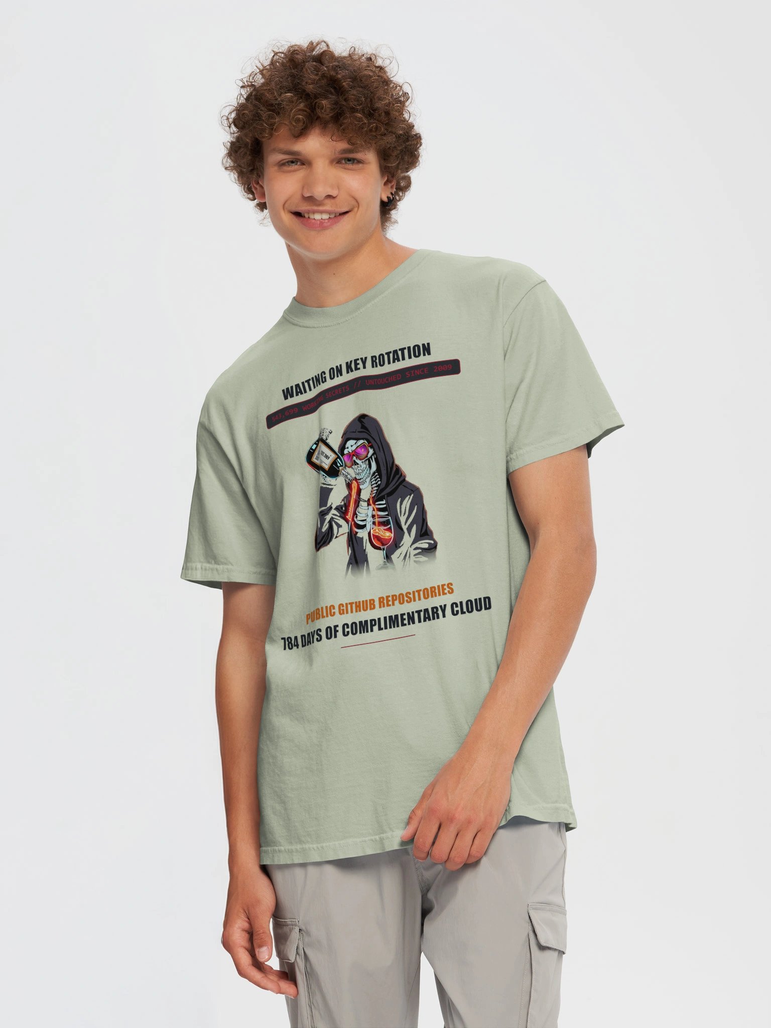 Waiting On Key Rotation // 784 Days In Public Heavyweight Tee - Light product image (18)