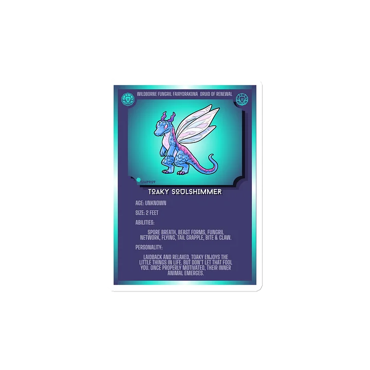 Toaky Soulshimmer Statcard Magnet product image (2)