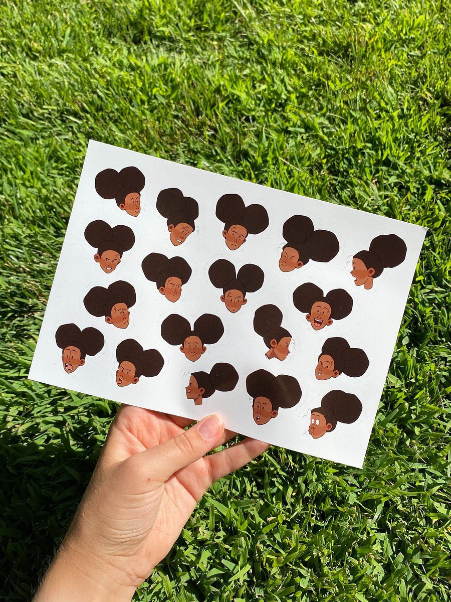 The Many Faces of Janey - STICKER SET product image (3)